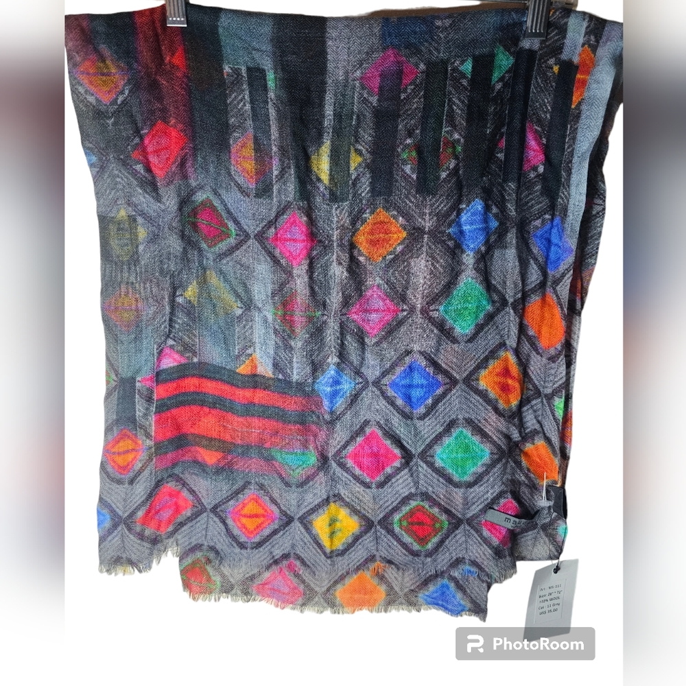Maude Vivante women's multi colour scarf one size